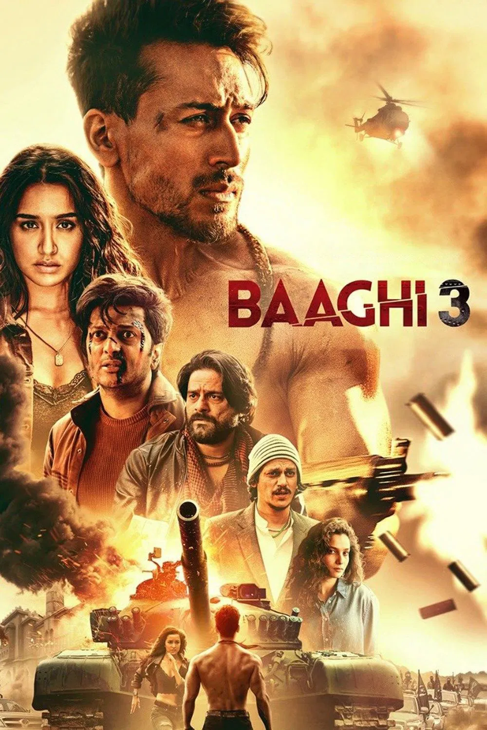 Baaghi 3 2020 Bollywood Hindi Movie BluRay HD ESub Movies4U
