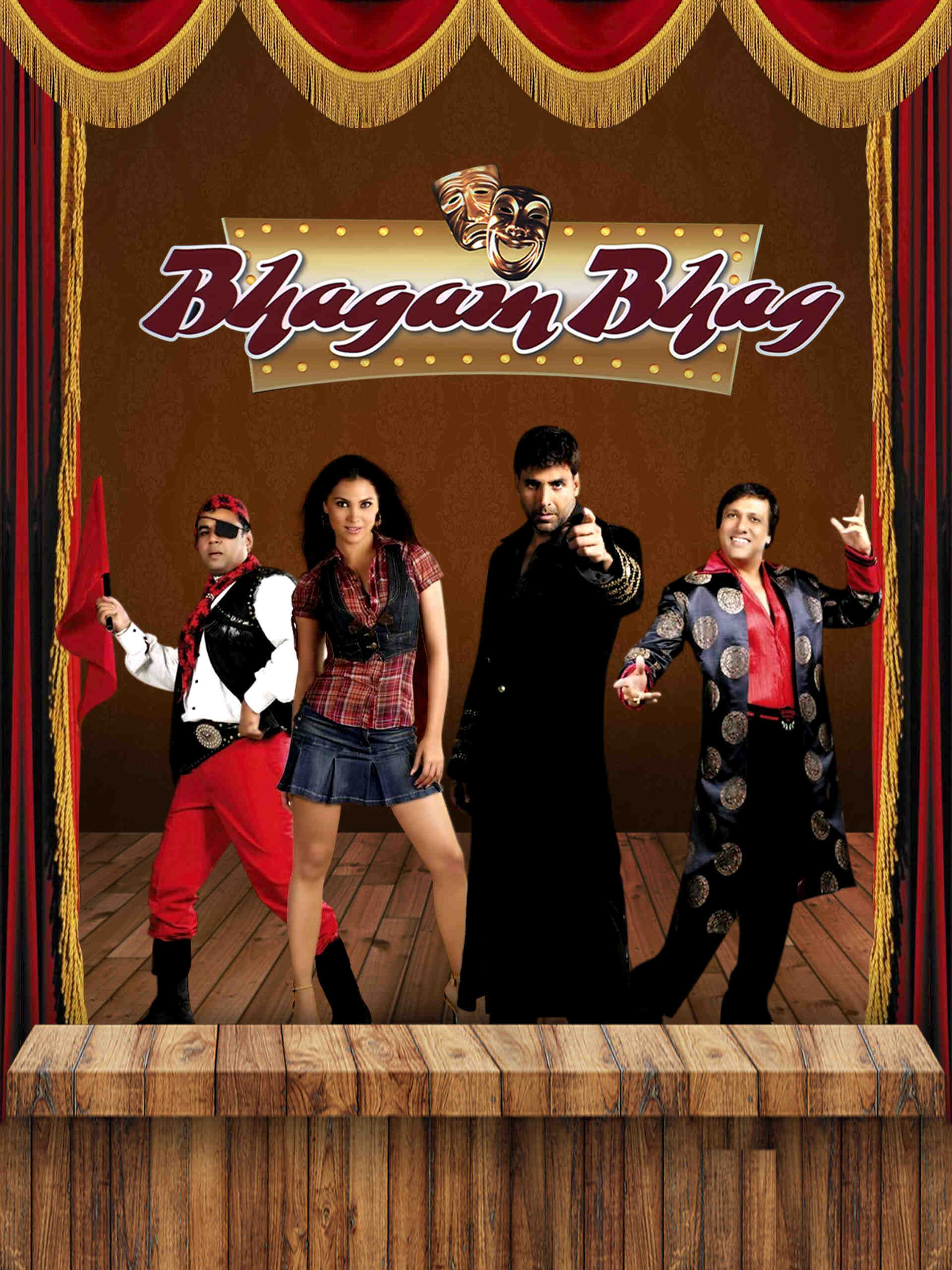 Bhagam Bhag 2006 Bollywood Hindi Movie BluRay HD ESub Movies4U.com